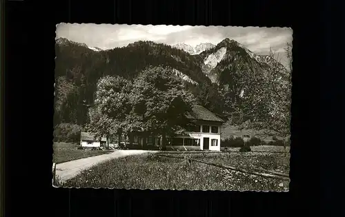 Hinterstein Bad Hindelang Berggasthof Edelweiss / Bad Hindelang /Oberallgaeu LKR