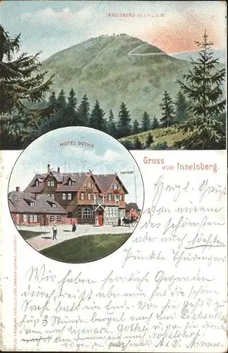 Inselsberg Schmalkalden Hotel "Gotha" Kat. Schmalkalden