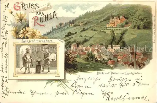 Ruhla Hotel "Zum Landgrafen"  Kat. Ruhla