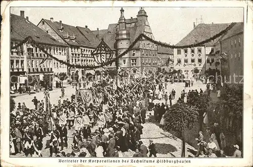 Hildburghausen Aufmarsch Soldaten  Kat. Hildburghausen