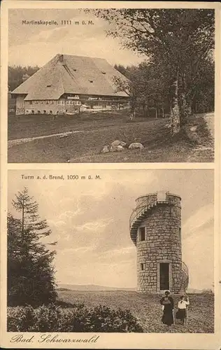 Schwarzwald Martinskapelle Turm Brend Kat. Regionales