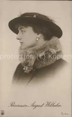 Adel Preussen Prinzessin August Wilhelm Kat. Koenigshaeuser