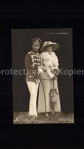 Adel Preussen Kronprinzenpaar Wilhelm Cecilie Kat. Koenigshaeuser