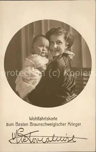 Adel Braunschweig Herzogin Victoria Luise Kat. Koenigshaeuser