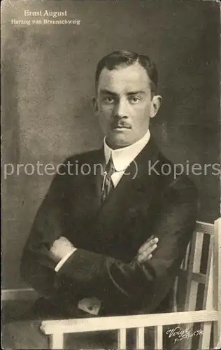 Adel Braunschweig Herzog Ernst August Kat. Koenigshaeuser