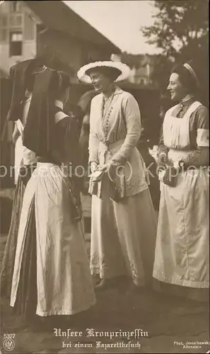 Adel Preussen Kronprinzessin Cecilie Lazarettbesuch Kat. Koenigshaeuser