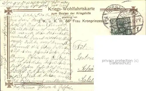 Adel Preussen Soehne des Kronprinzenpaares in Feldgrau Kat. Koenigshaeuser