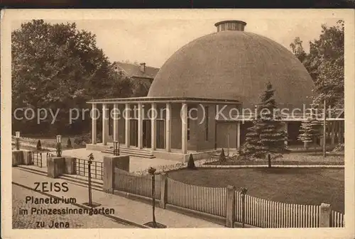 Planetarium Zeiss Prinzessinnengarten Jena Kat. Gebaeude
