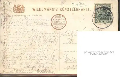 Verlag WIRO Wiedemann Nr. 2428 A Leuchtenburg  Kat. Verlage