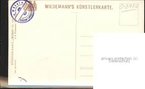 Verlag Wiedemann WIRO Nr. 1444 B Leuchtenburg Kat. Verlage