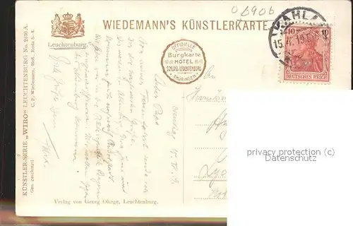 Verlag WIRO Wiedemann Nr. 2430 A Leuchtenburg Kat. Verlage
