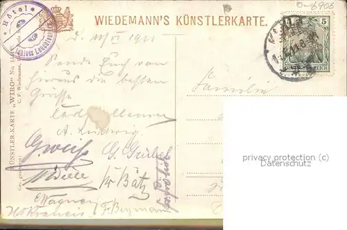 Verlag Wiedemann WIRO Nr. 1444 B Leuchtenburg Kat. Verlage