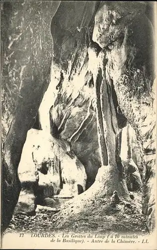 Hoehlen Caves Grottes Lourdes Grottes du Loup  Kat. Berge