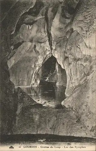 Hoehlen Caves Grottes Lourdes Grottes du Loup Lac des Nymphes Kat. Berge