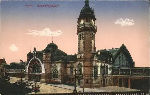 Bahnhof Koeln Hauptbahnhof  Kat. Eisenbahn