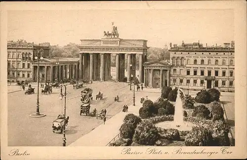 Brandenburgertor Berlin Pariser Platz Kat. Gebude und Architektur