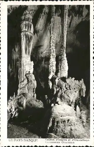 Hoehlen Caves Grottes Le Pays Basque Oxocelhaya Kat. Berge