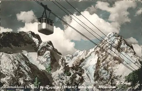 Seilbahn Kreuzeckbahn Zugspitze Hoellental  / Bahnen /