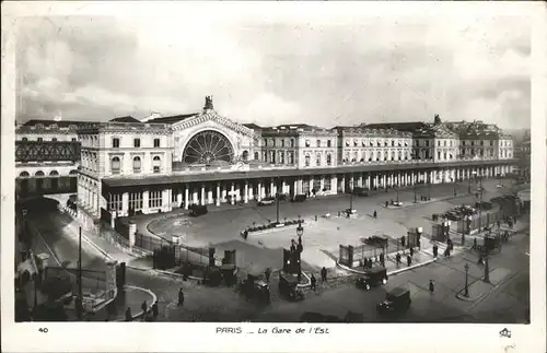 Bahnhof Paris Gare de l Est  Kat. Eisenbahn
