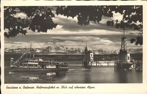 Dampfer Binnenschifffahrt Konstanz Bodensee  Kat. Schiffe