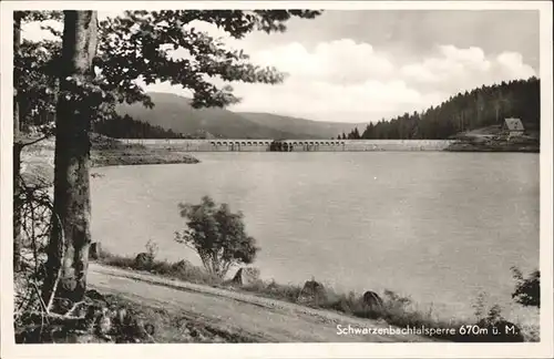 Staudamm Pumpspeicherkraftwerk Schwarzenbachtalsperre Forbach Kat. Gebaeude