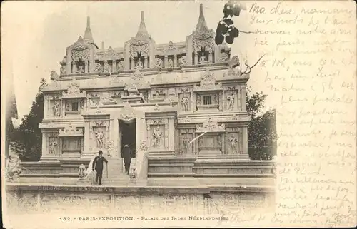 Exposition Universelle Paris 1900 Palais des Indes Neerlandaises Kat. Expositions