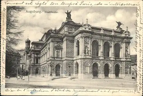 Theatergebaeude Augsburg Stadttheater  Kat. Gebaeude