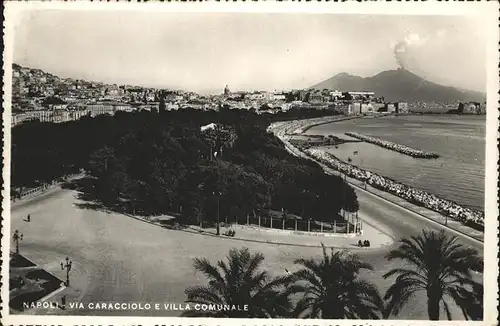 Vulkane Geysire Vulcans Geysers Napoli Via Caracciolo e Villa Comunale Kat. Natur