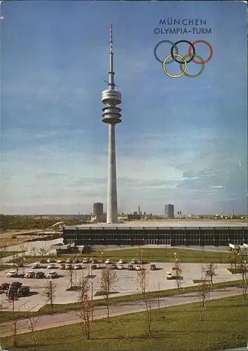 Olympia Turm Muenchen Oberwiesenfeld Eissportstadion Kat. Sport