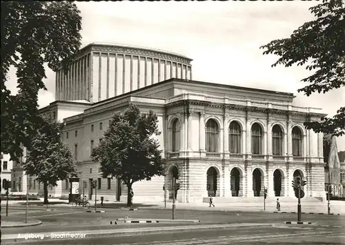 Theatergebaeude Augsburg Stadttheater Kat. Gebaeude