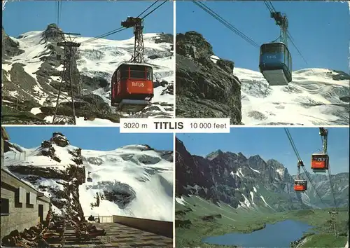 Seilbahn Titlis Engelberg Truebsee / Bahnen /