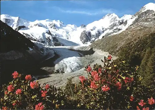 Gletscher Morteratsch Oberengadin  Kat. Berge