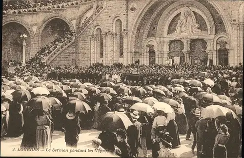 Lourdes Hautes Pyrenees Le Sermon Kat. Lourdes