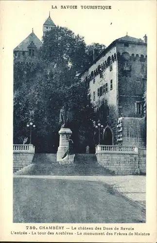 Chambery Savoie Chateau des Ducs de Savoie La tour des Archives Kat. Chambery