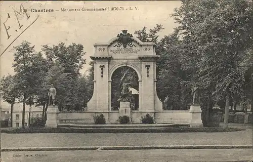 Chartres Eure et Loir Monument Commemoratif Kat. Chartres