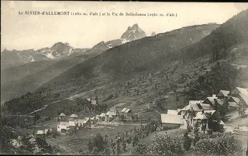 Allemont le Rivier Pic de Belledonne Kat. Monetier Allemont