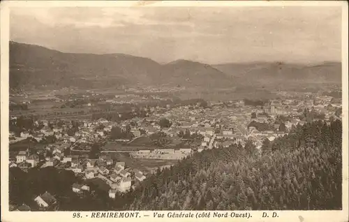 Remiremont Vosges vue generale Kat. Remiremont