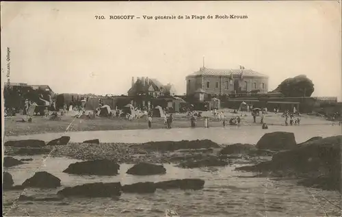 Roscoff la Plage de Roch Kroum Kat. Roscoff