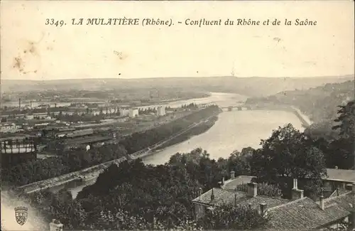 La Mulatiere Confluent du Rhone et de la Saone Kat. La Mulatiere