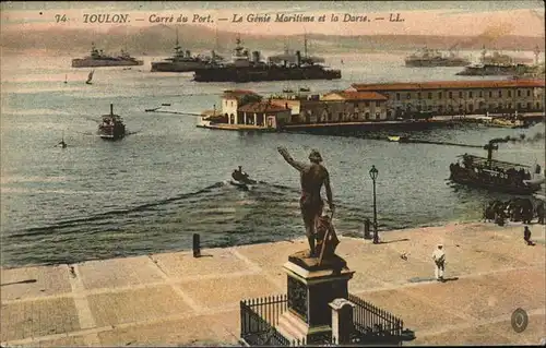 Toulon Var Carre du Port Le Genie Maritime et la Darse Kat. Toulon