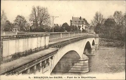 Besancon Doubs Pont de la Republique Kat. Besancon
