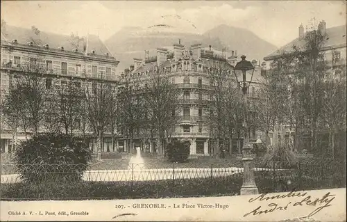 Grenoble la Place Victor Hugo Kat. Grenoble