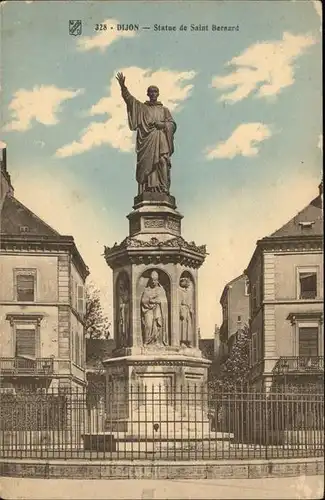 Dijon Cote d Or Statue de Saint Bernard Kat. Dijon