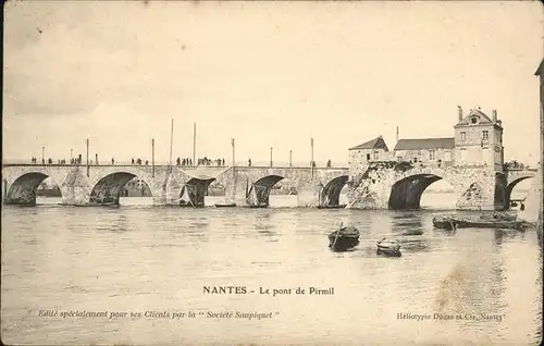 Nantes Loire Atlantique Le pont de Pirmil Kat. Nantes