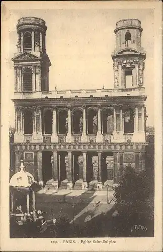 Paris Eglise Saint Sulpice Kat. Paris