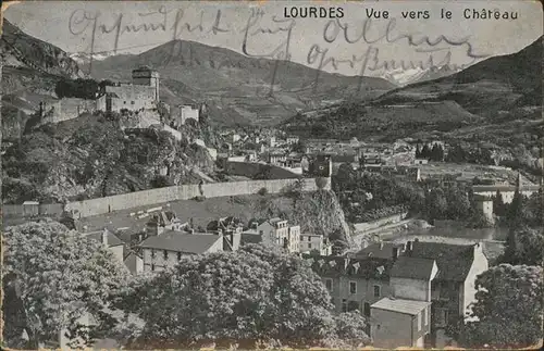 Lourdes Hautes Pyrenees le Chateau Kat. Lourdes