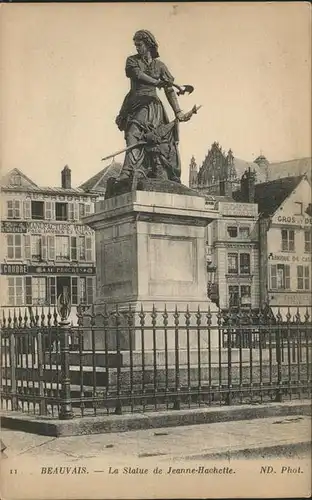 Beauvais la Statue de Jeanne Hachette Kat. Beauvais