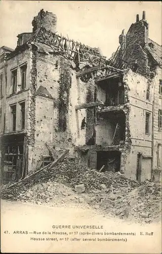 Arras Pas de Calais Rue de la Housse Kat. Arras