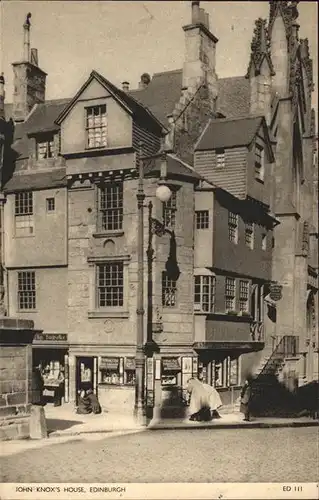 Edinburgh John Knox s House Kat. Edinburgh