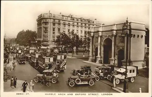 London Marble Arch Oxford Street Kat. City of London